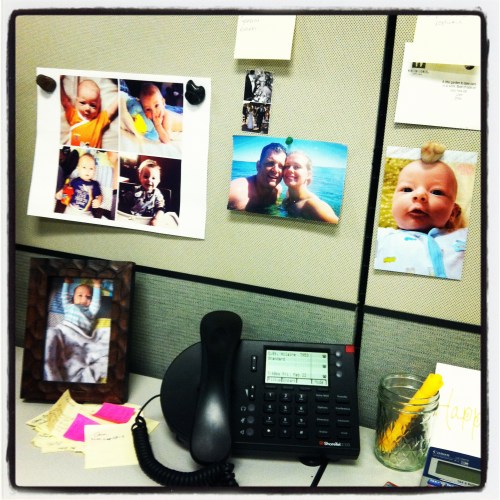 my "wall of love" at work