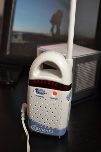 a basic Graco analog monitor with two parent units