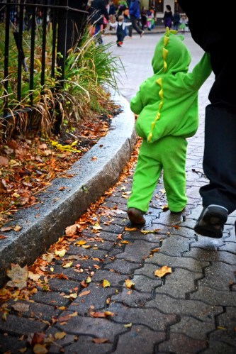 Seeing the cutest dinosaur in the world.