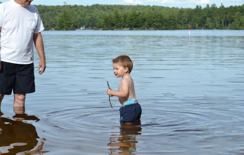 Lots of water and outdoor time--from the Atlantic to the lakes of New Hampshire.